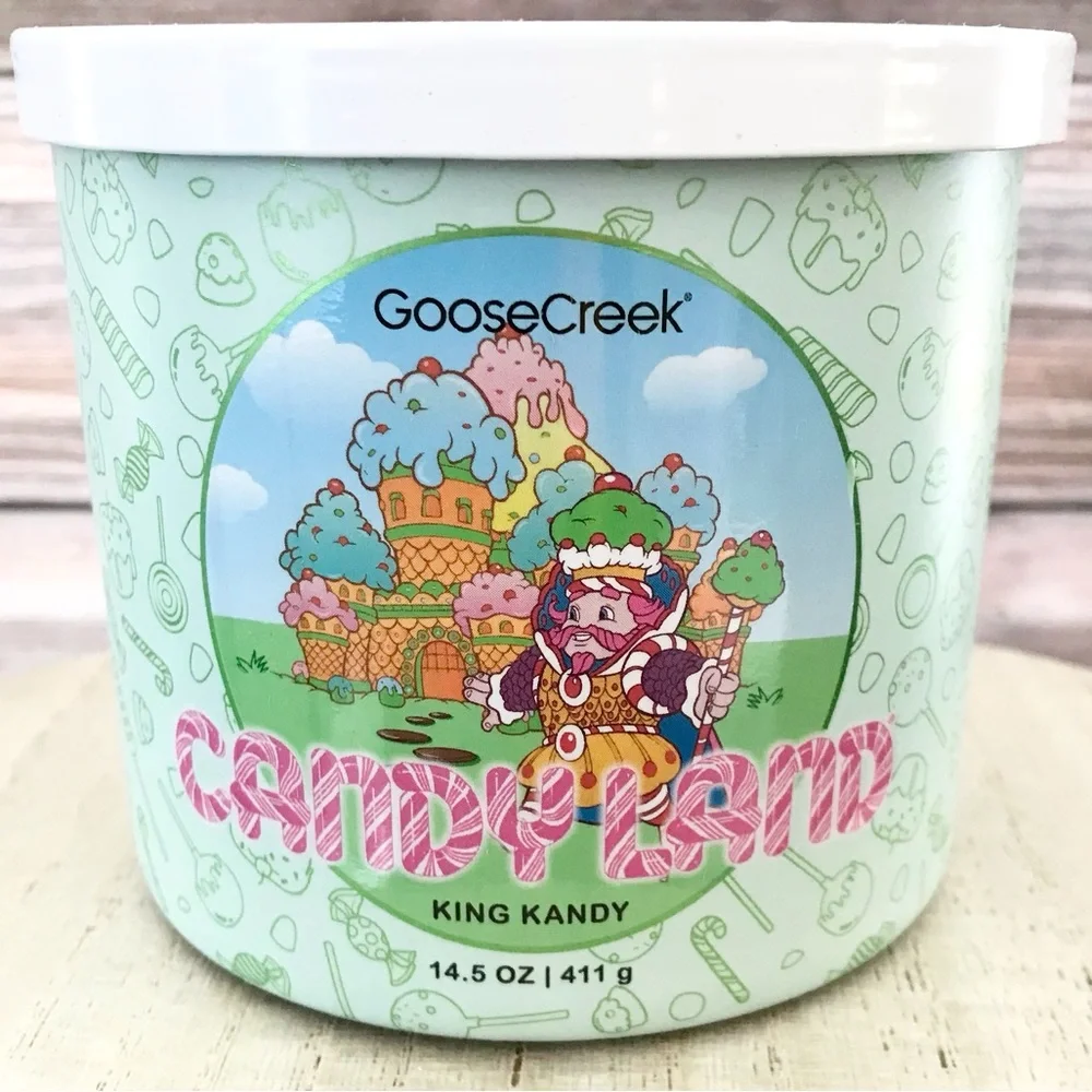 🆕40+ Hrs King Candy of Candy Land 3 Wick Candle